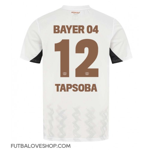 Dres Bayer Leverkusen Edmond Tapsoba #12 Preč 2024-25 Krátky Rukáv